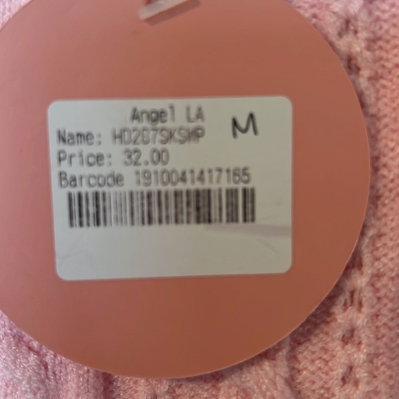 NWT Barbiecore Knitted Pink Tube Top Size Medium - Picture 7 of 7